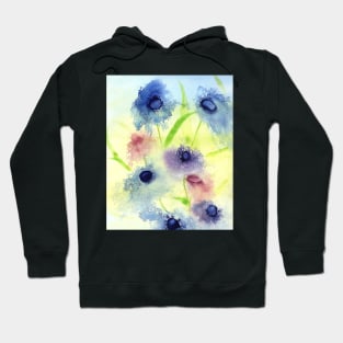 Spring Flowers in the Wind Hoodie